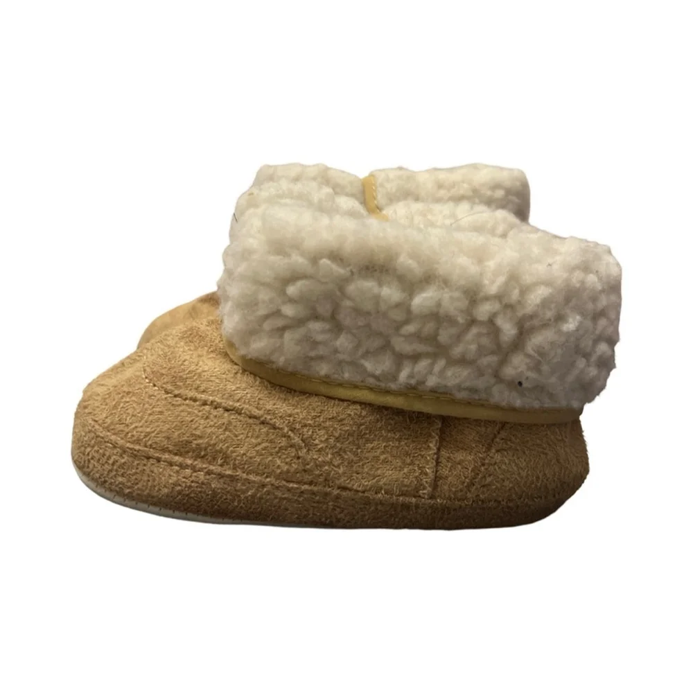 Walker Boots Plush Fleece Lining Khaki 12-18 months